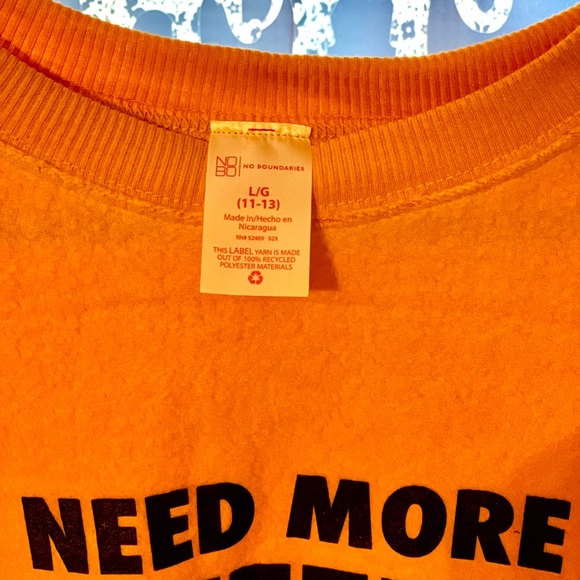 🆕 Need More Caffeine Fuzzy Snuggly Sweatshirt - Picture 4 of 7